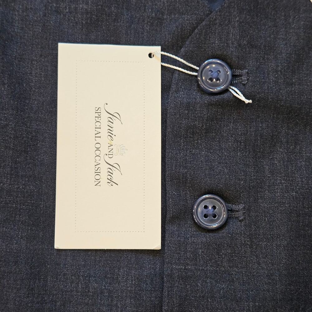 Janie and Jack Wool Dress Vest Boys Size 4 Formal Special Occasion Wedding NEW - Picture 3 of 9